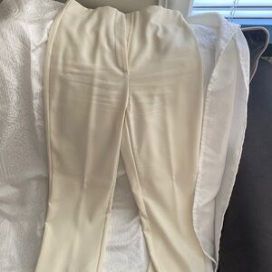 Glam Cream Straight Leg Women's Pants